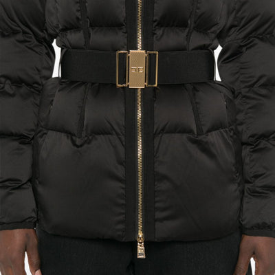 Elisabetta Franchi Coats BLACK