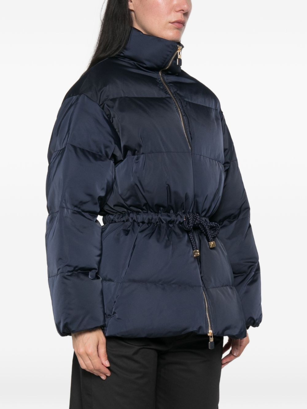 Elisabetta Franchi Coats NAVY