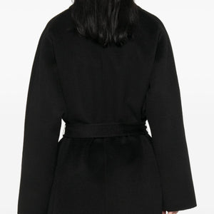 Elisabetta Franchi Coats BLACK