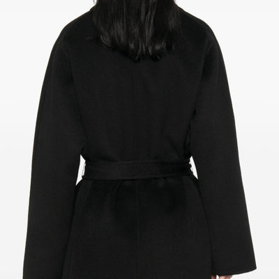 Elisabetta Franchi Coats BLACK
