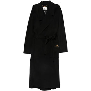 Elisabetta Franchi Coats BLACK