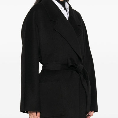 Elisabetta Franchi Coats BLACK