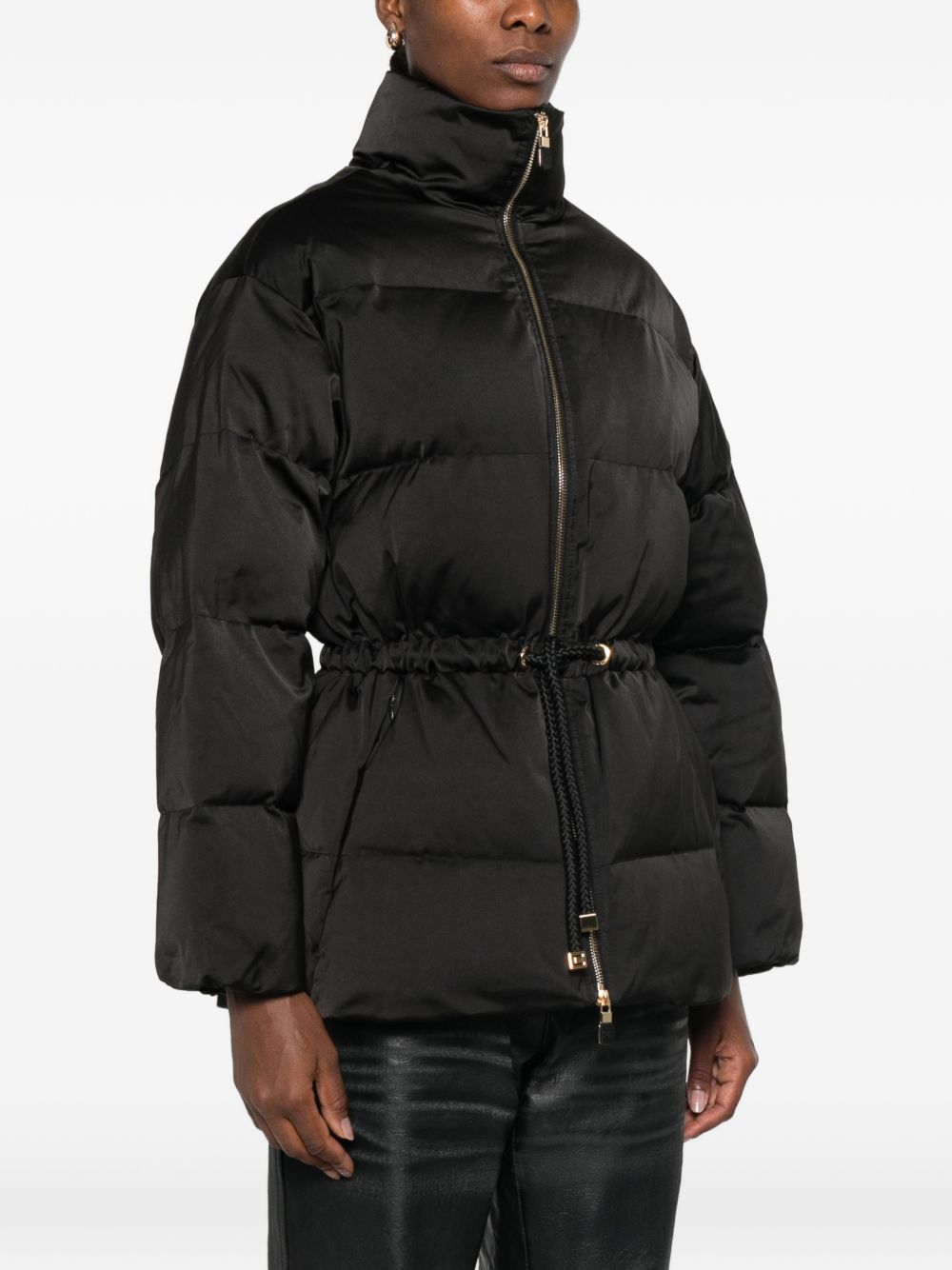 Elisabetta Franchi Coats BLACK