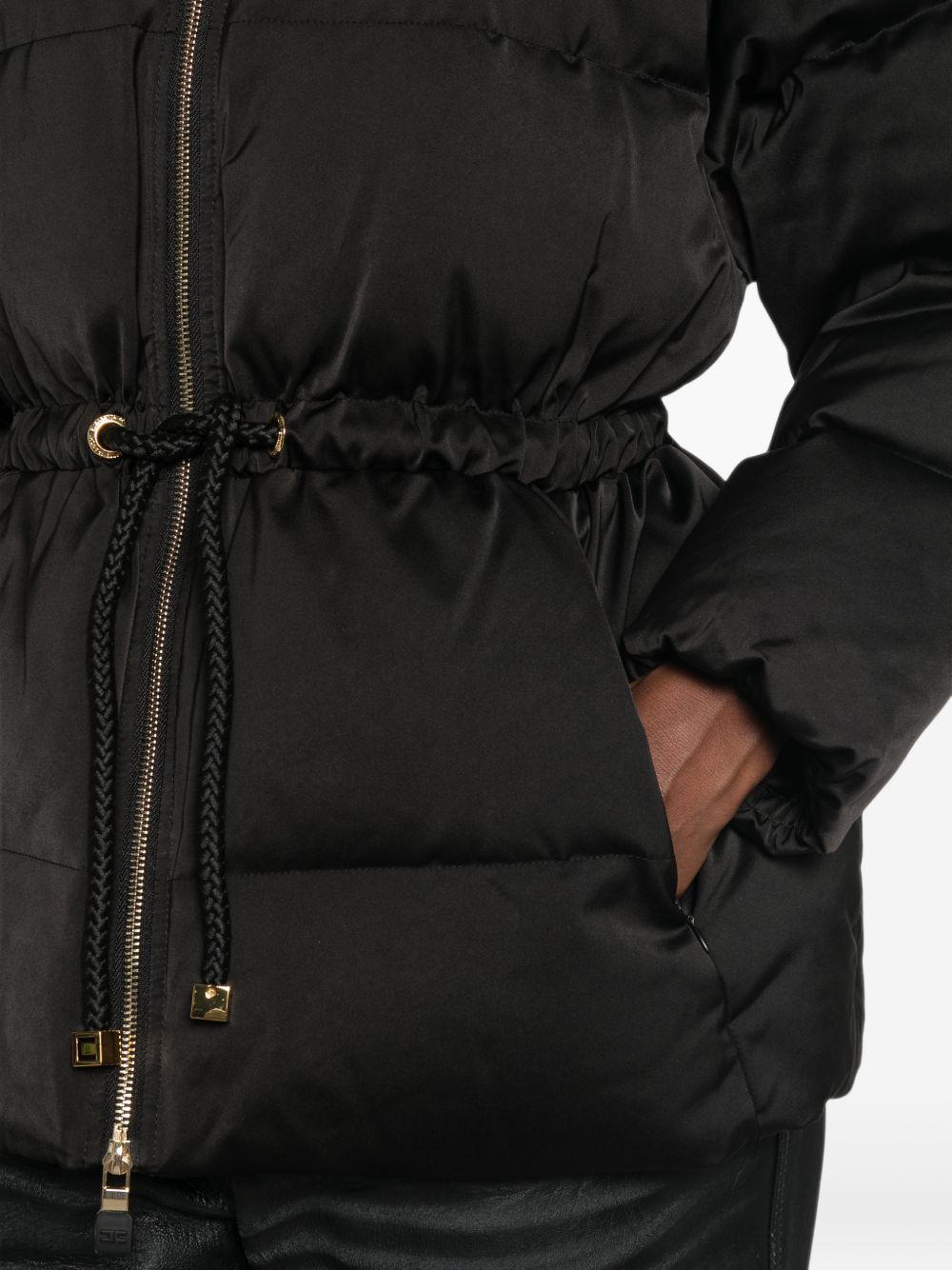 Elisabetta Franchi Coats BLACK