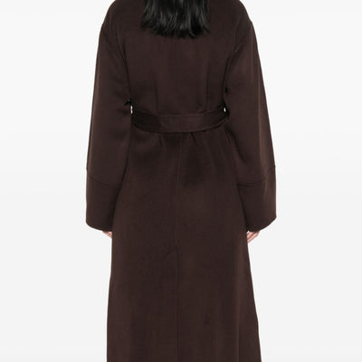 SOFT GOAT Coats BROWN