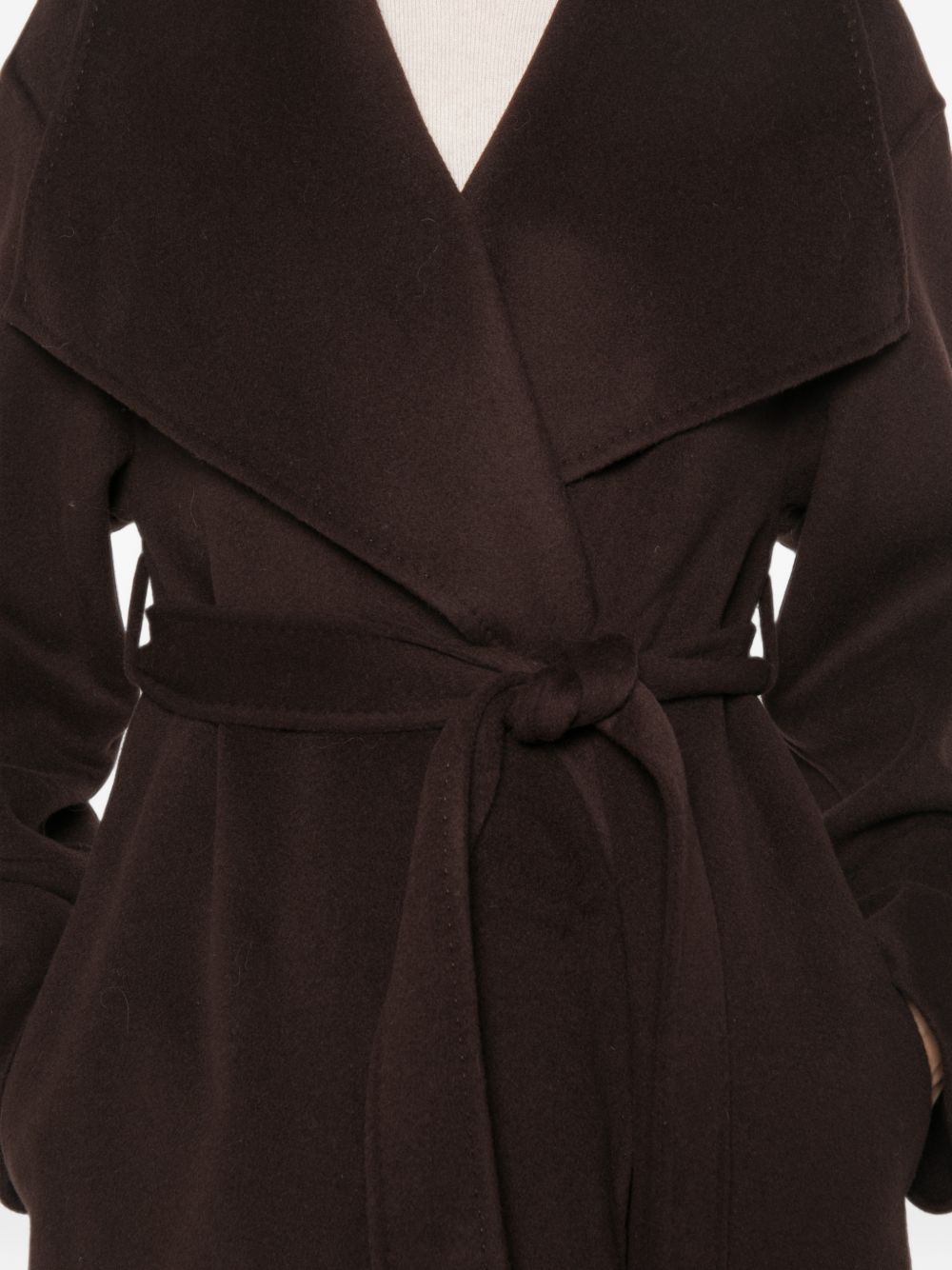 SOFT GOAT Coats BROWN