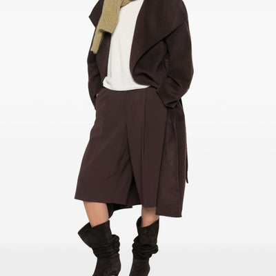 SOFT GOAT Coats BROWN