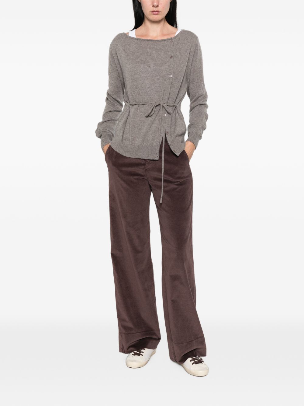 WHITE SAND Trousers BLACK