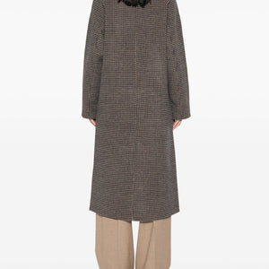 SOFT GOAT Coats BLACK