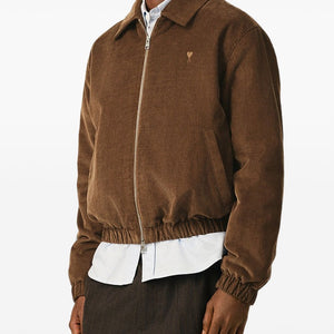 AMI PARIS Coats BROWN