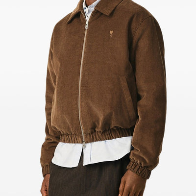 AMI PARIS Coats BROWN
