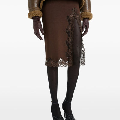 Balmain Skirts BROWN