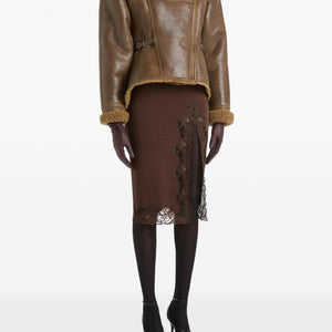 Balmain Skirts BROWN