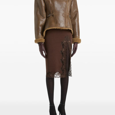Balmain Skirts BROWN