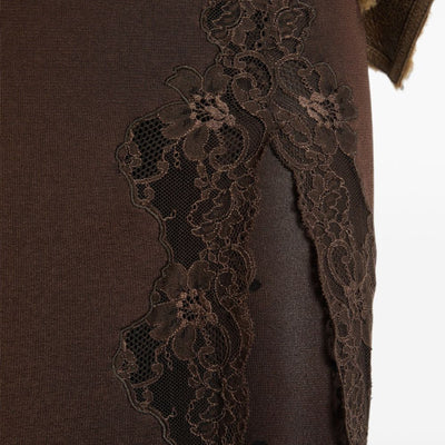 Balmain Skirts BROWN