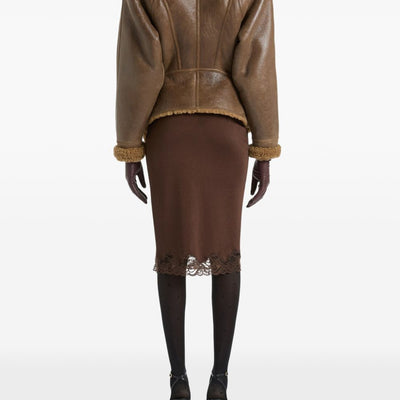 Balmain Skirts BROWN