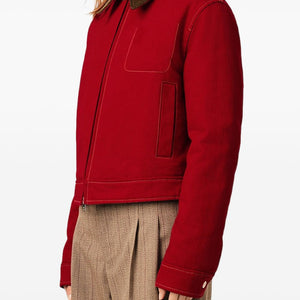 AMI PARIS Coats RED
