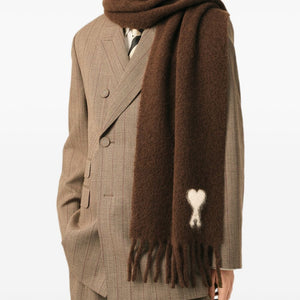AMI PARIS Scarfs BROWN