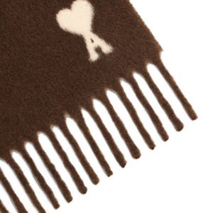 AMI PARIS Scarfs BROWN