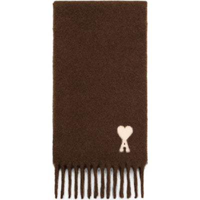 AMI PARIS Scarfs BROWN