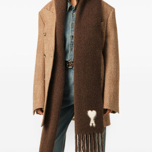 AMI PARIS Scarfs BROWN