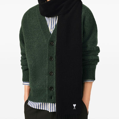 AMI PARIS Scarfs BLACK