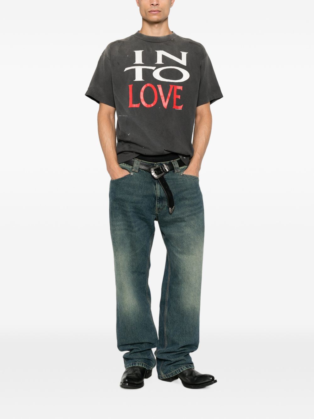 SAINT MXXXXXX T-shirts and Polos BLACK