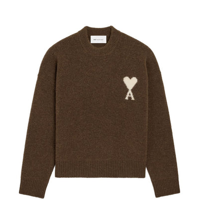 AMI PARIS Sweaters BROWN