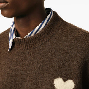 AMI PARIS Sweaters BROWN