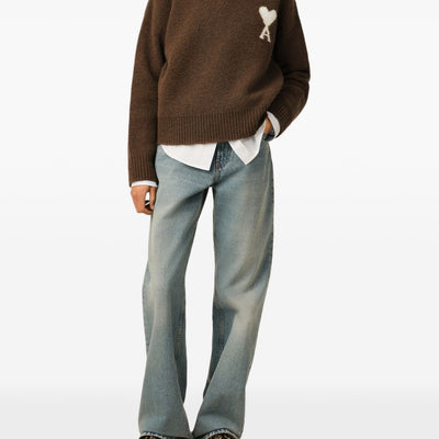 AMI PARIS Sweaters BROWN
