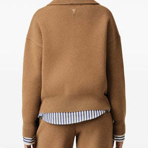 AMI PARIS Sweaters CAMEL