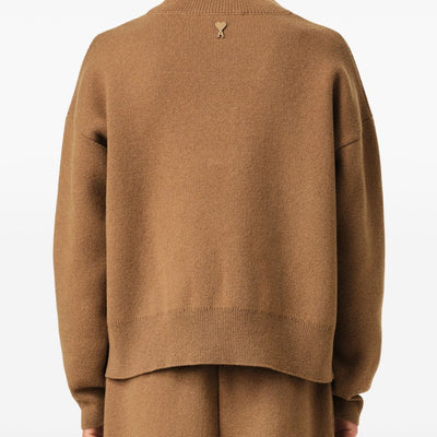 AMI PARIS Sweaters CAMEL