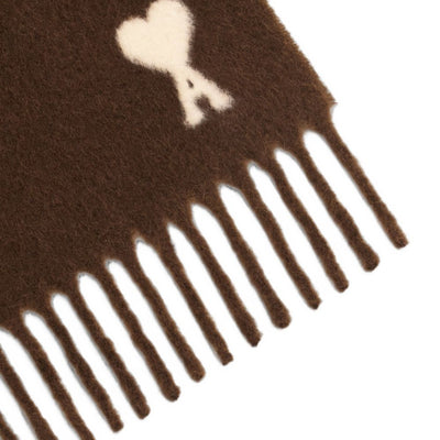 AMI PARIS Scarfs BROWN