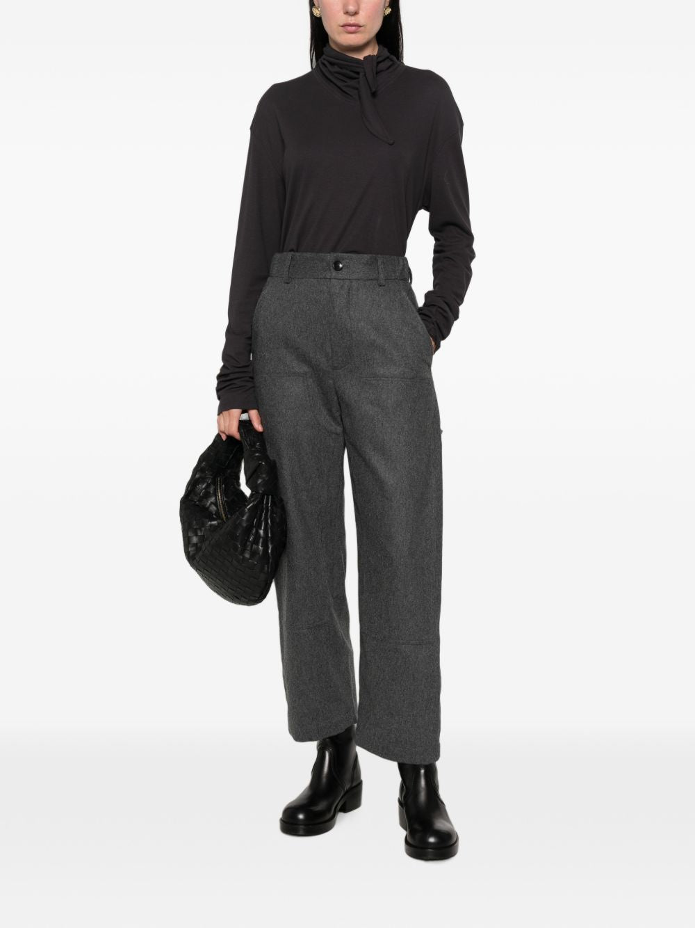 NICHOLSON & NICHOLSON Trousers GREY