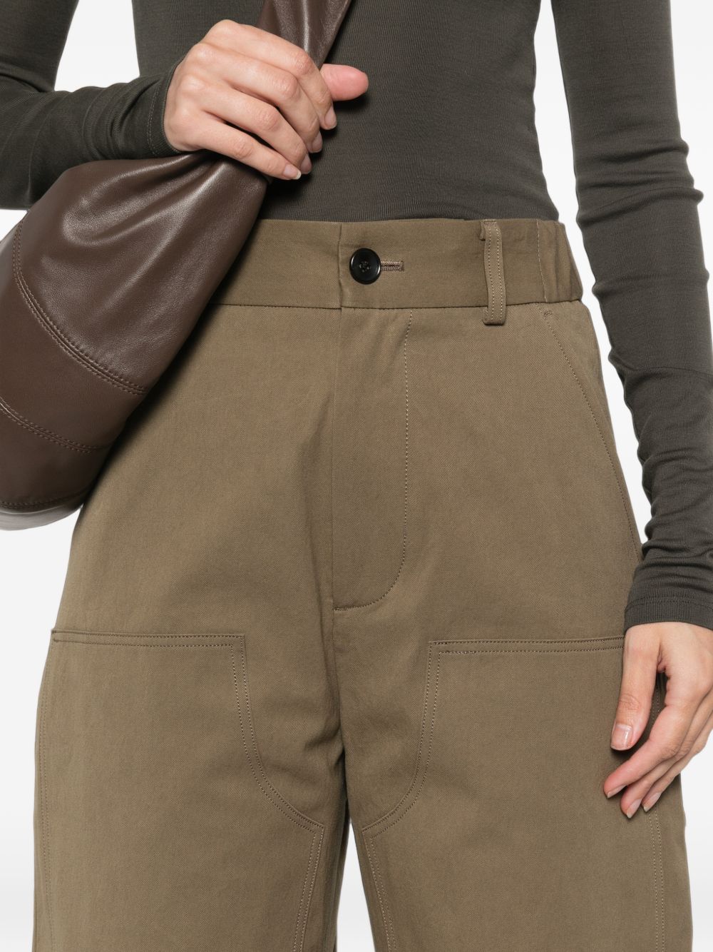 NICHOLSON & NICHOLSON Trousers KAKI