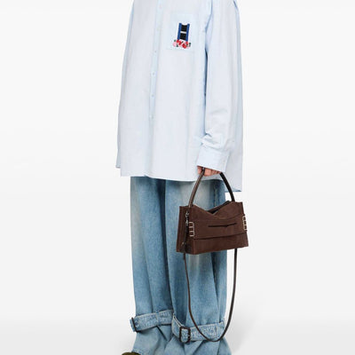 032C JW Anderson Suede Shoulder Bag
