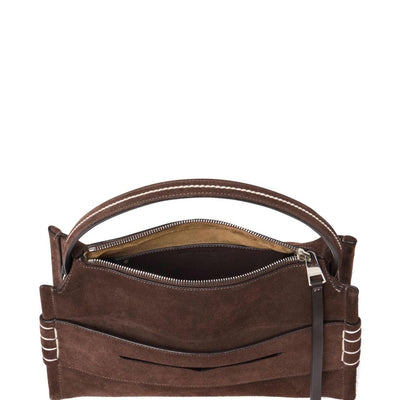 032C JW Anderson Suede Shoulder Bag