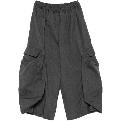 COMME COMME Trousers GREY