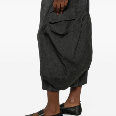 COMME COMME Trousers GREY