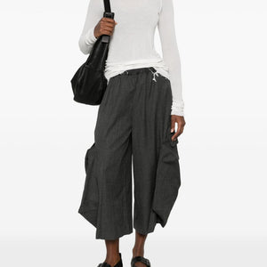 COMME COMME Trousers GREY