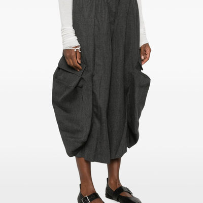 COMME COMME Trousers GREY