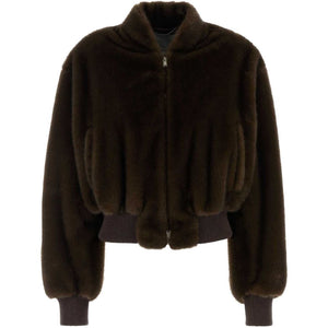 Stella McCartney Coats BROWN