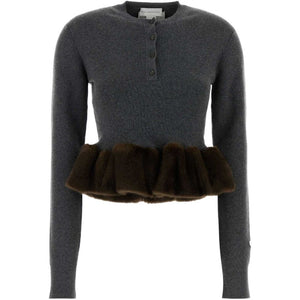 Stella McCartney Sweaters GREY