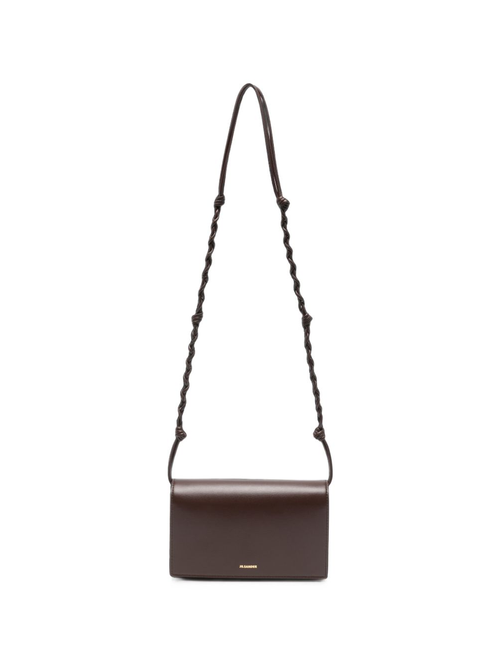 Jil Sander Braided Leather Shoulder Bag