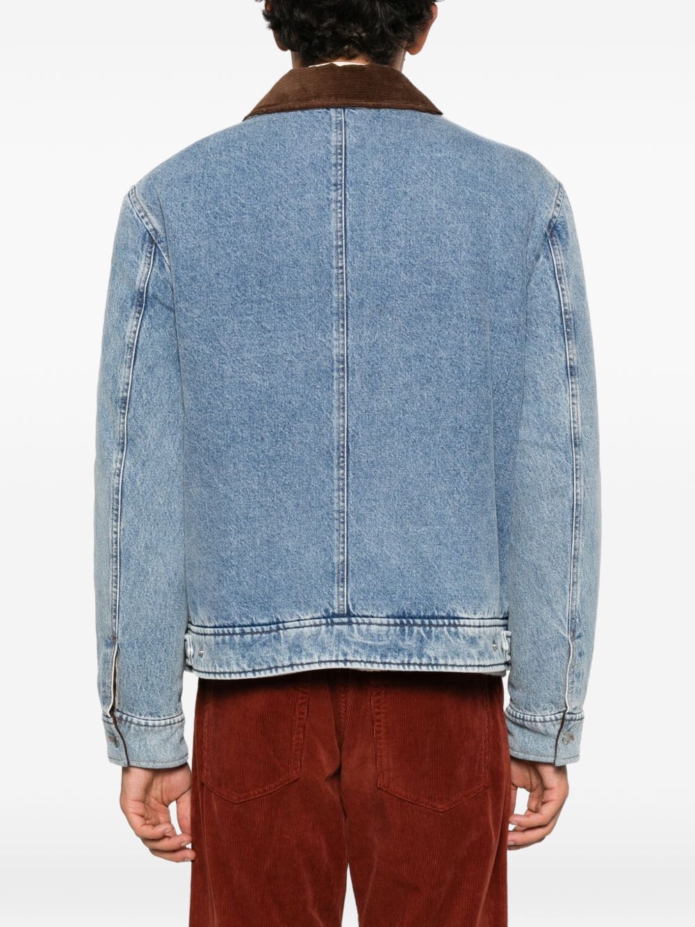 AMI PARIS Coats LIGHT BLUE