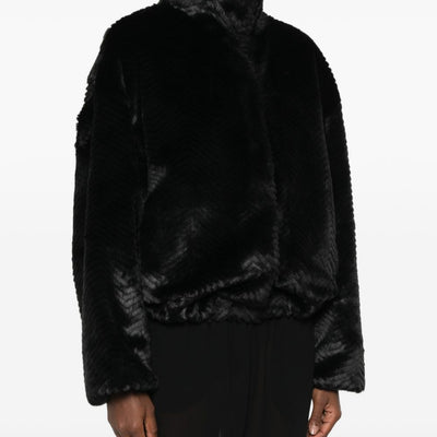 Forte Forte Coats BLACK