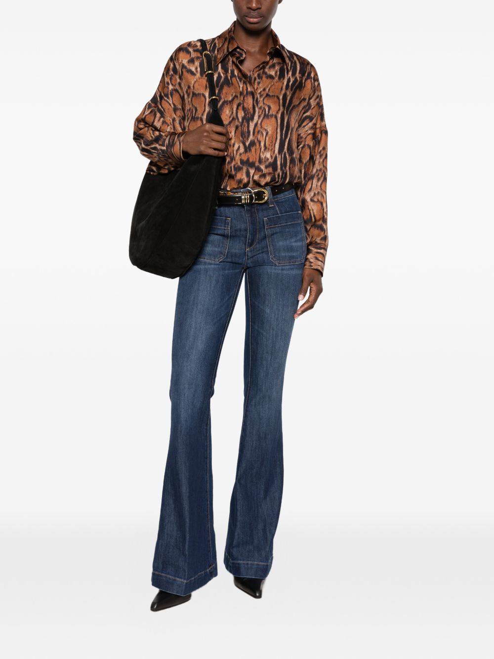 ALBERTO BIANI Shirts LEOPARD PRINT