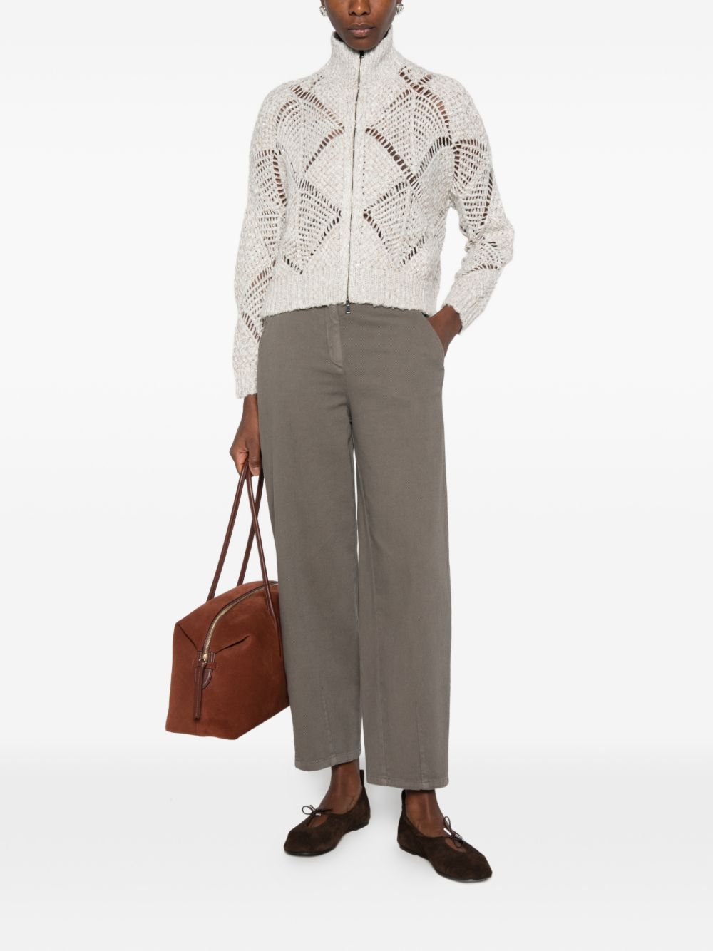 VIA MASINI 80 Trousers GREEN