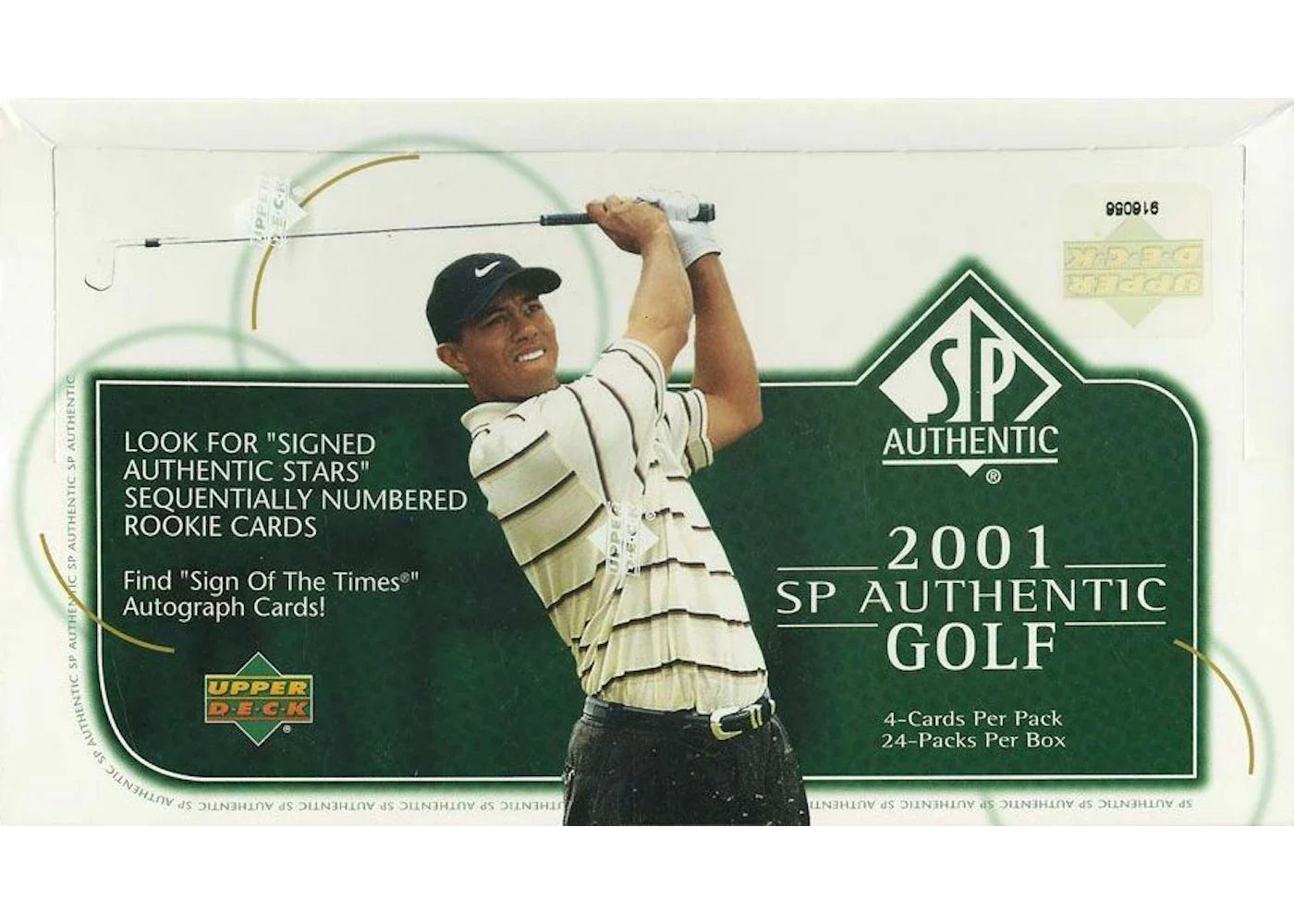 2001 Upper Deck SP Authentic Golf Hobby Box