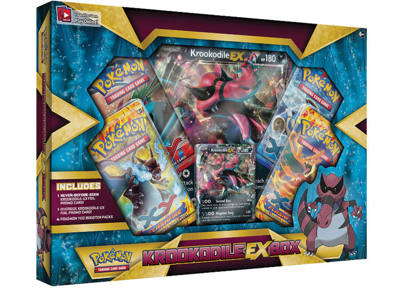 2014 Pokemon TCG Krookodile EX Box
